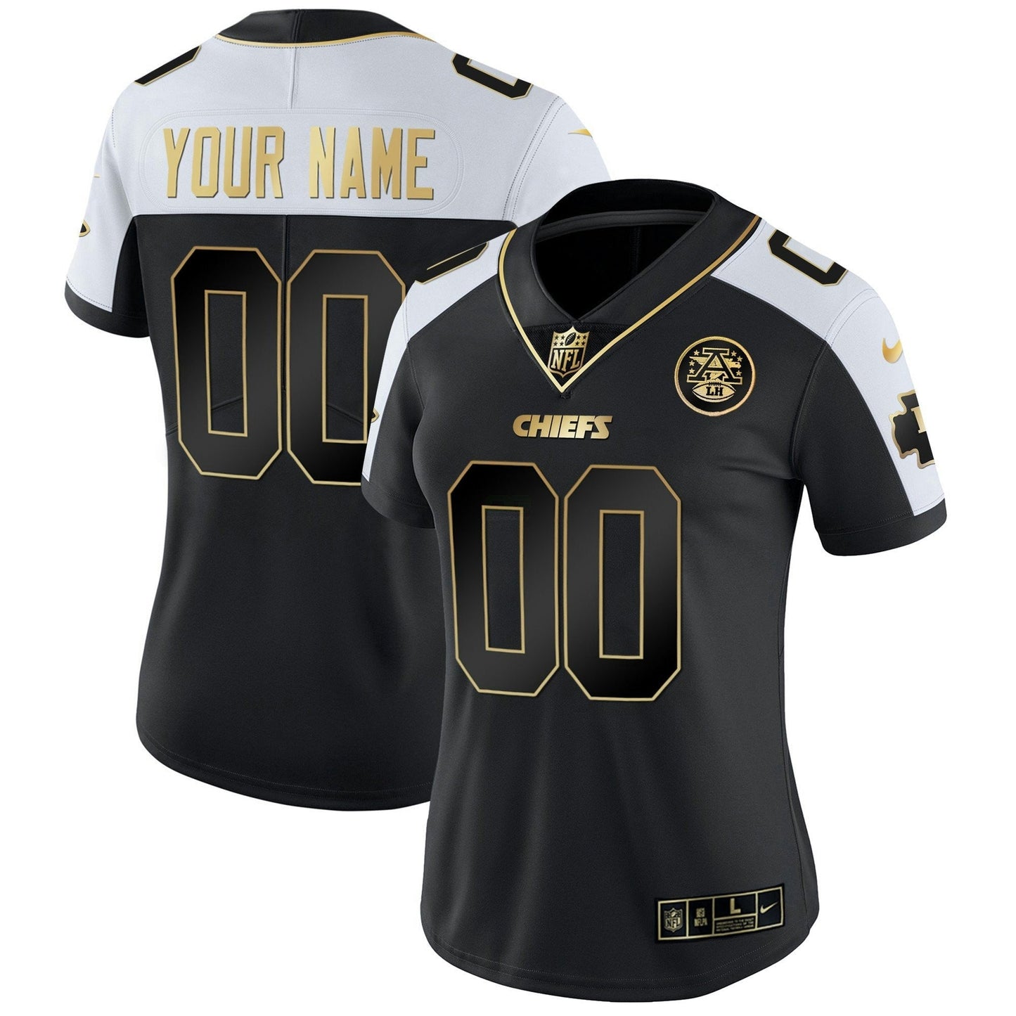 Camisa NFL Kansas City Chiefs Custom Name & Number Jersey