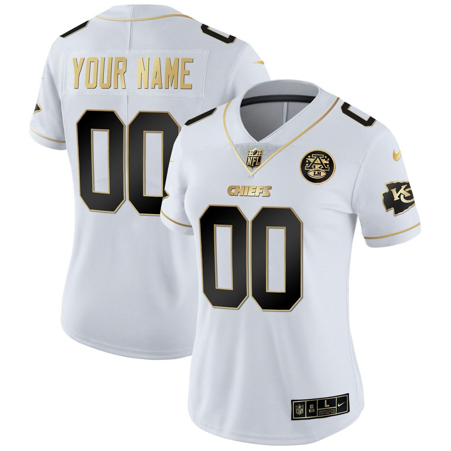 Camisa NFL Kansas City Chiefs Custom Name & Number Jersey
