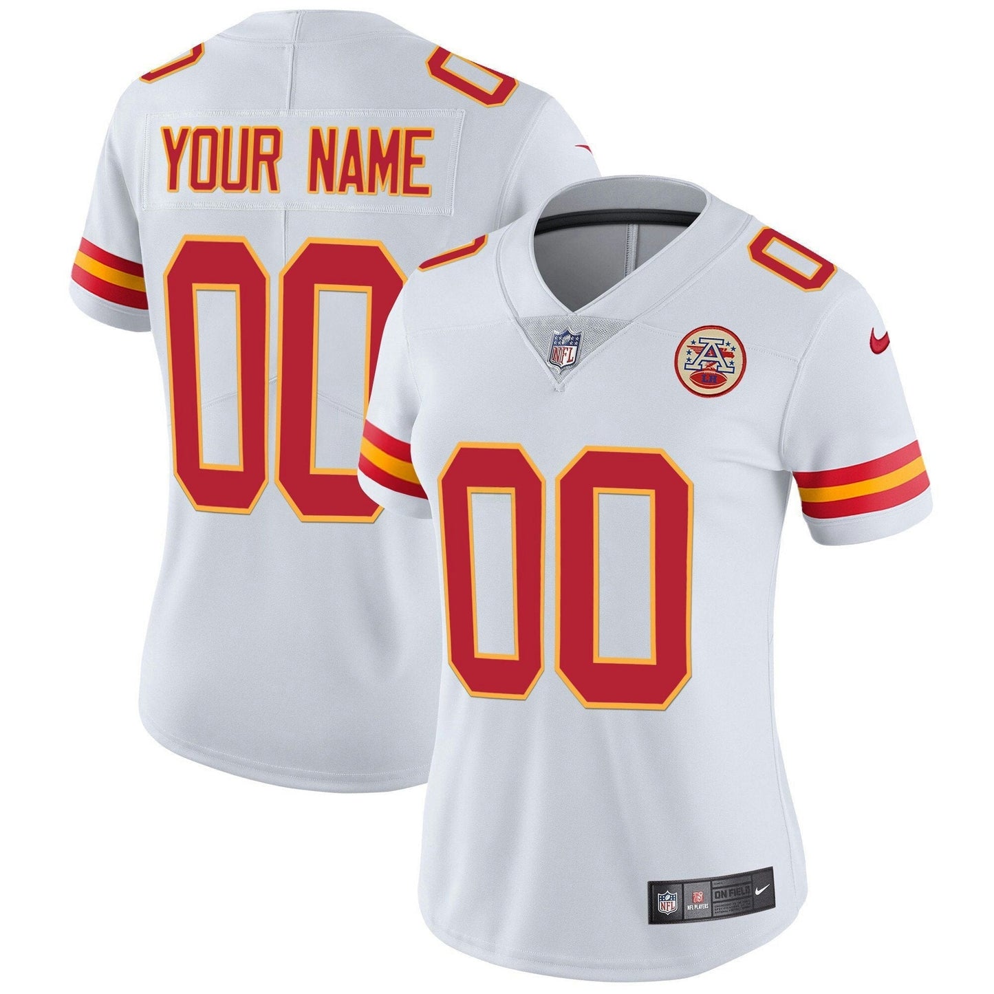 Camisa NFL Kansas City Chiefs Custom Name & Number Jersey