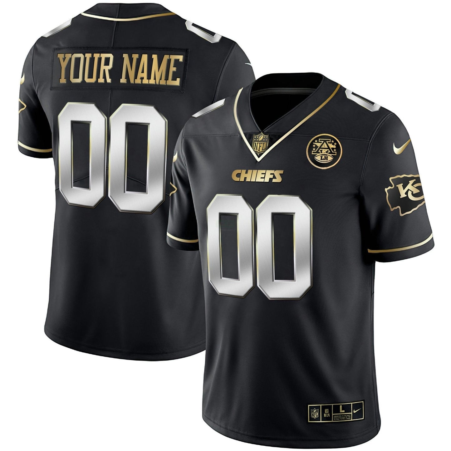 Camisa NFL Kansas City Chiefs Custom Name & Number Jersey