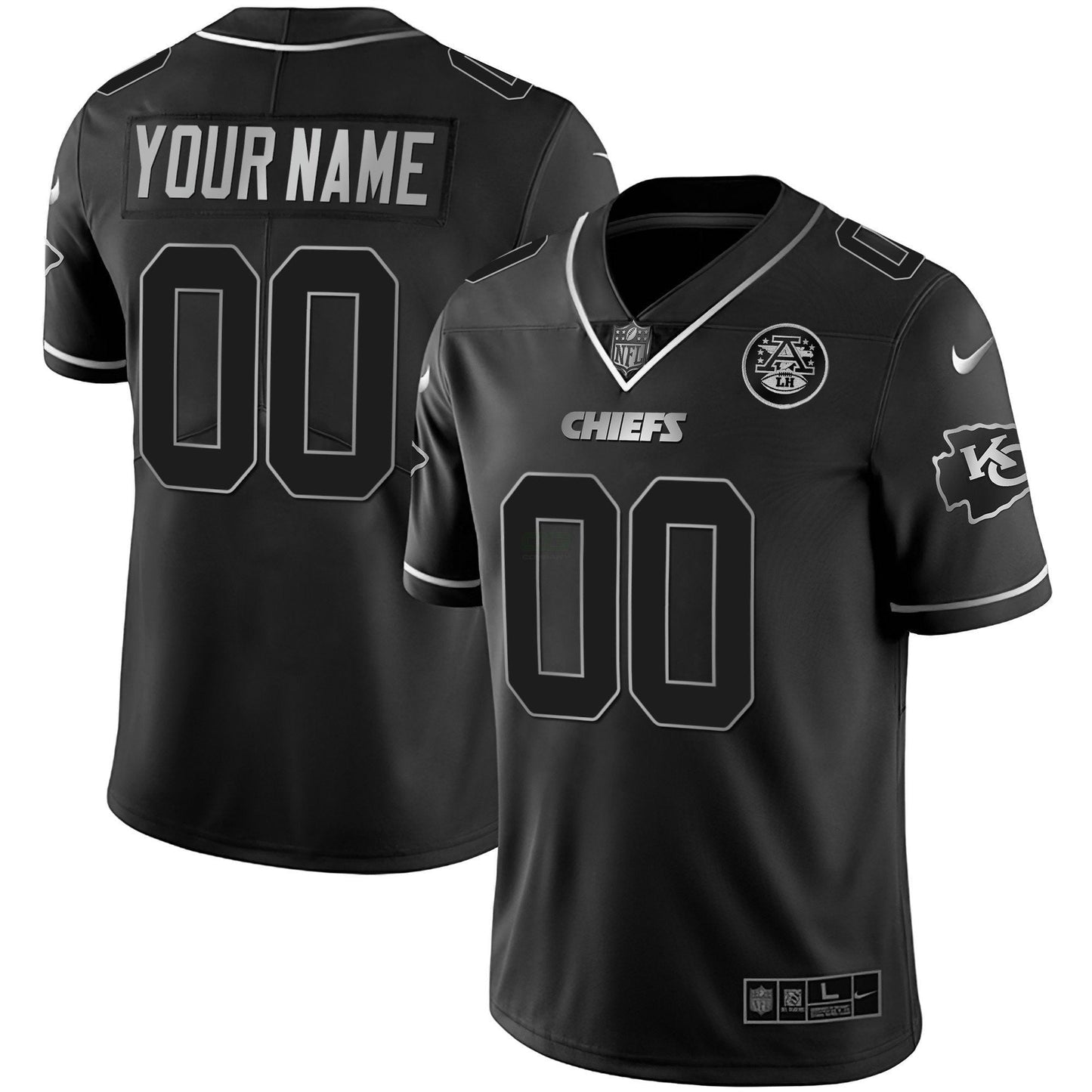 Camisa NFL Kansas City Chiefs Custom Name & Number Jersey