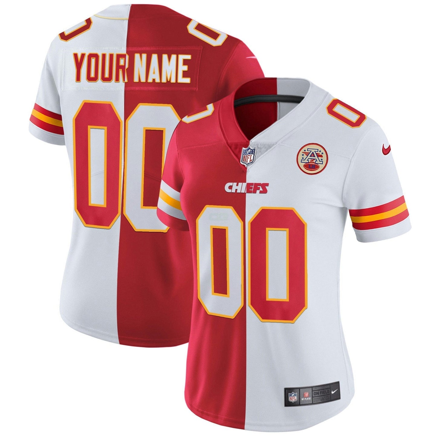 Camisa NFL Kansas City Chiefs Custom Name & Number Jersey