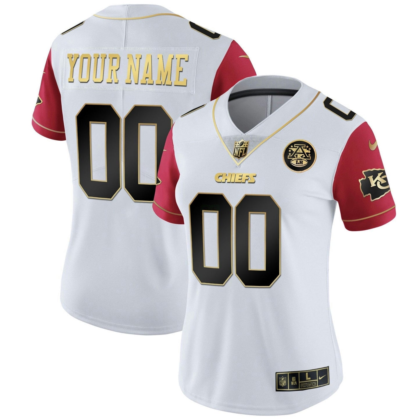 Camisa NFL Kansas City Chiefs Custom Name & Number Jersey