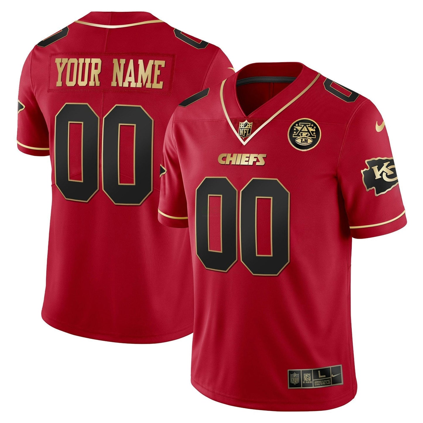 Camisa NFL Kansas City Chiefs Custom Name & Number Jersey