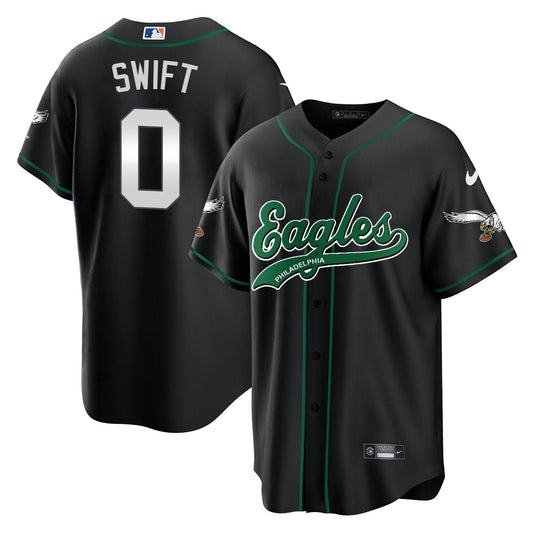 Camisa NFL D’Andre Swift Kelly Green Jersey