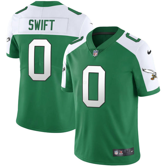 Camisa NFL D’Andre Swift Throwback Kelly Vapor Limited Jersey