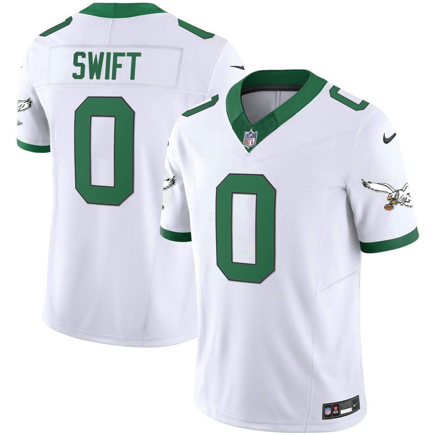 Camisa NFL D’Andre Swift Throwback Kelly Vapor Limited Jersey