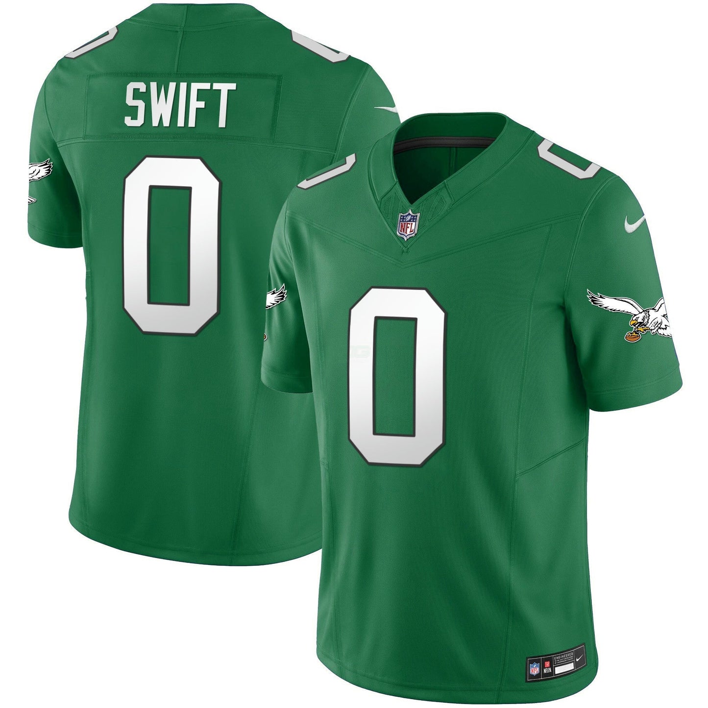 Camisa NFL D’Andre Swift Throwback Kelly Vapor Limited Jersey