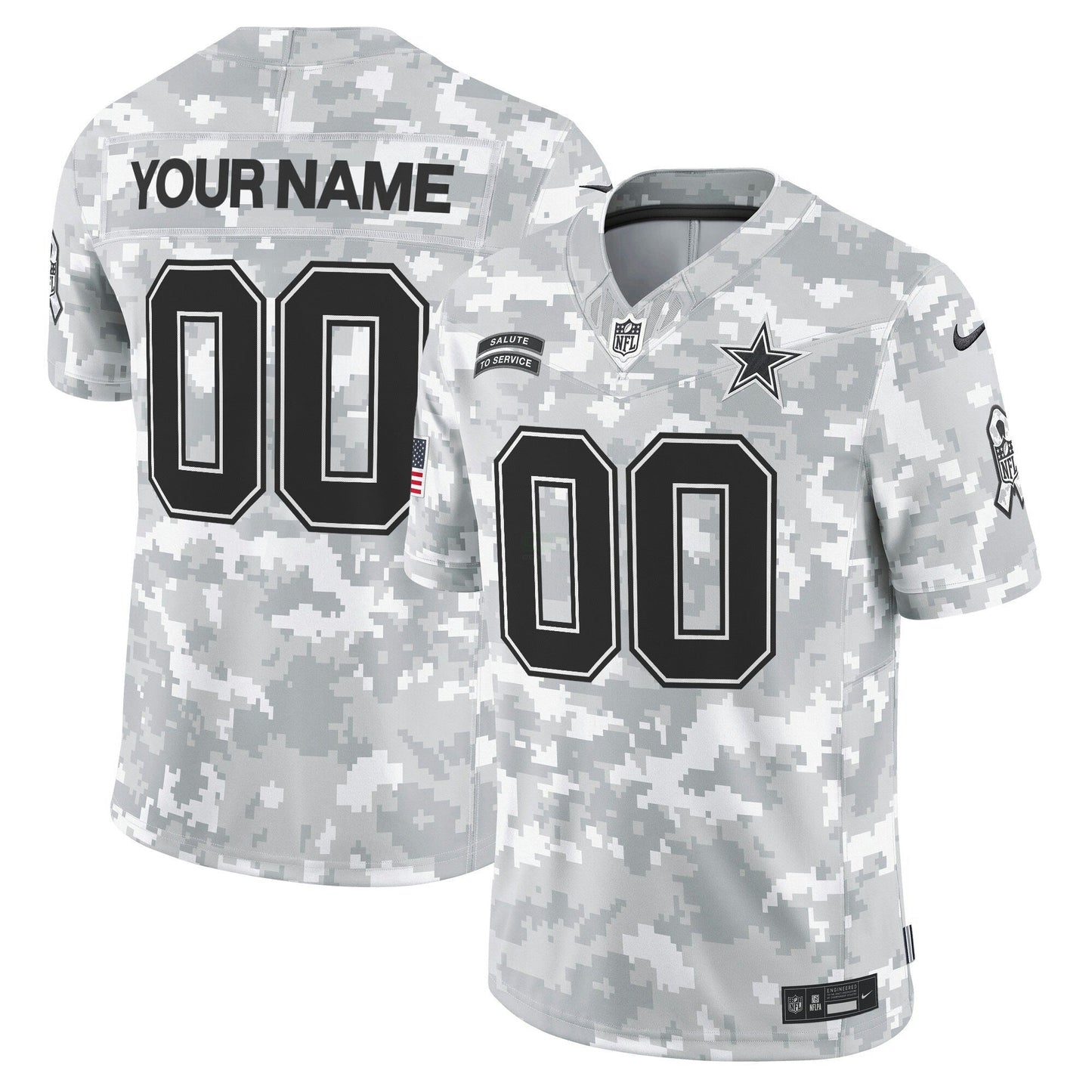 Camisa NFL Dallas 2024 Salute to Service Vapor Limited Jersey – All stitched