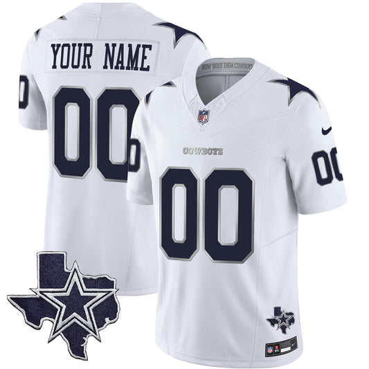 Camisa NFL Dallas 2024 Winter Warrior Vapor Limited Jersey - Branca