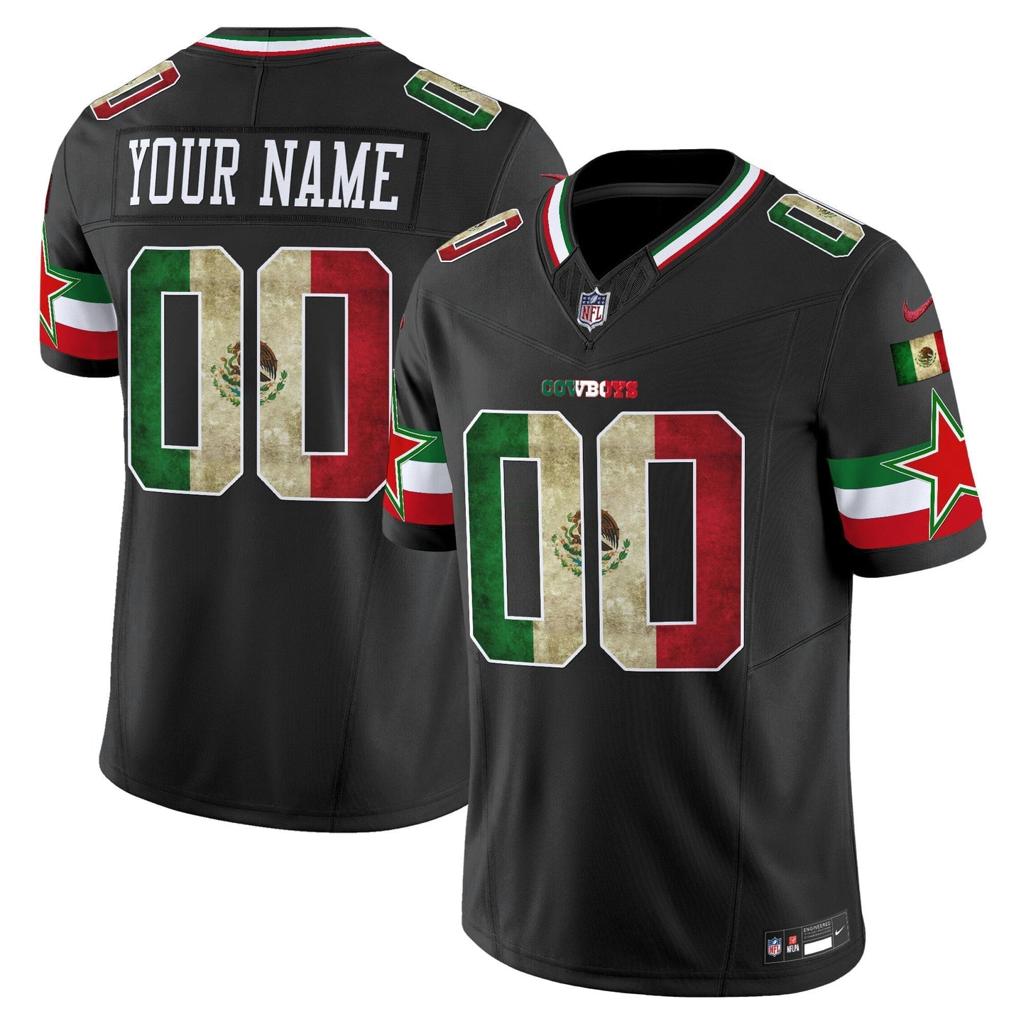 Camisa NFL Dallas Mexico Vapor Limited Jersey V3