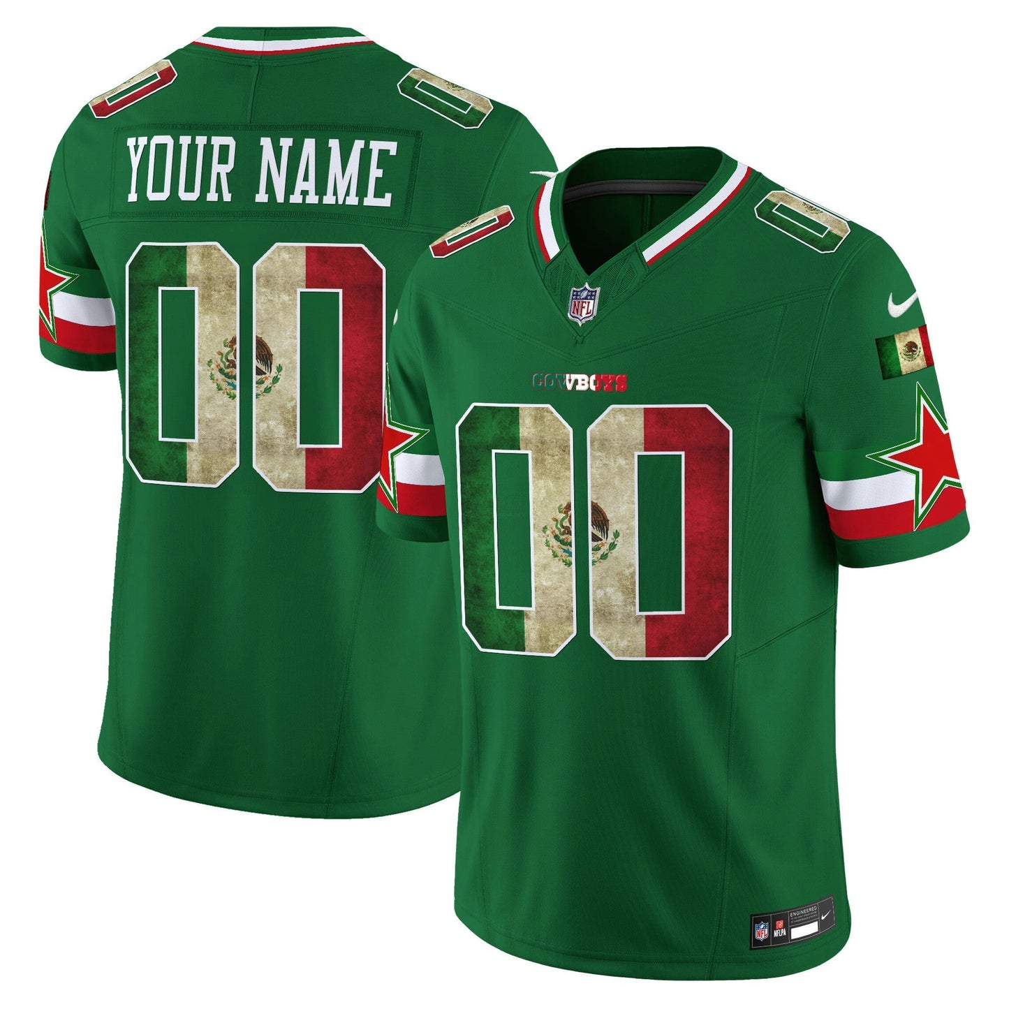 Camisa NFL Dallas Mexico Vapor Limited Jersey V3