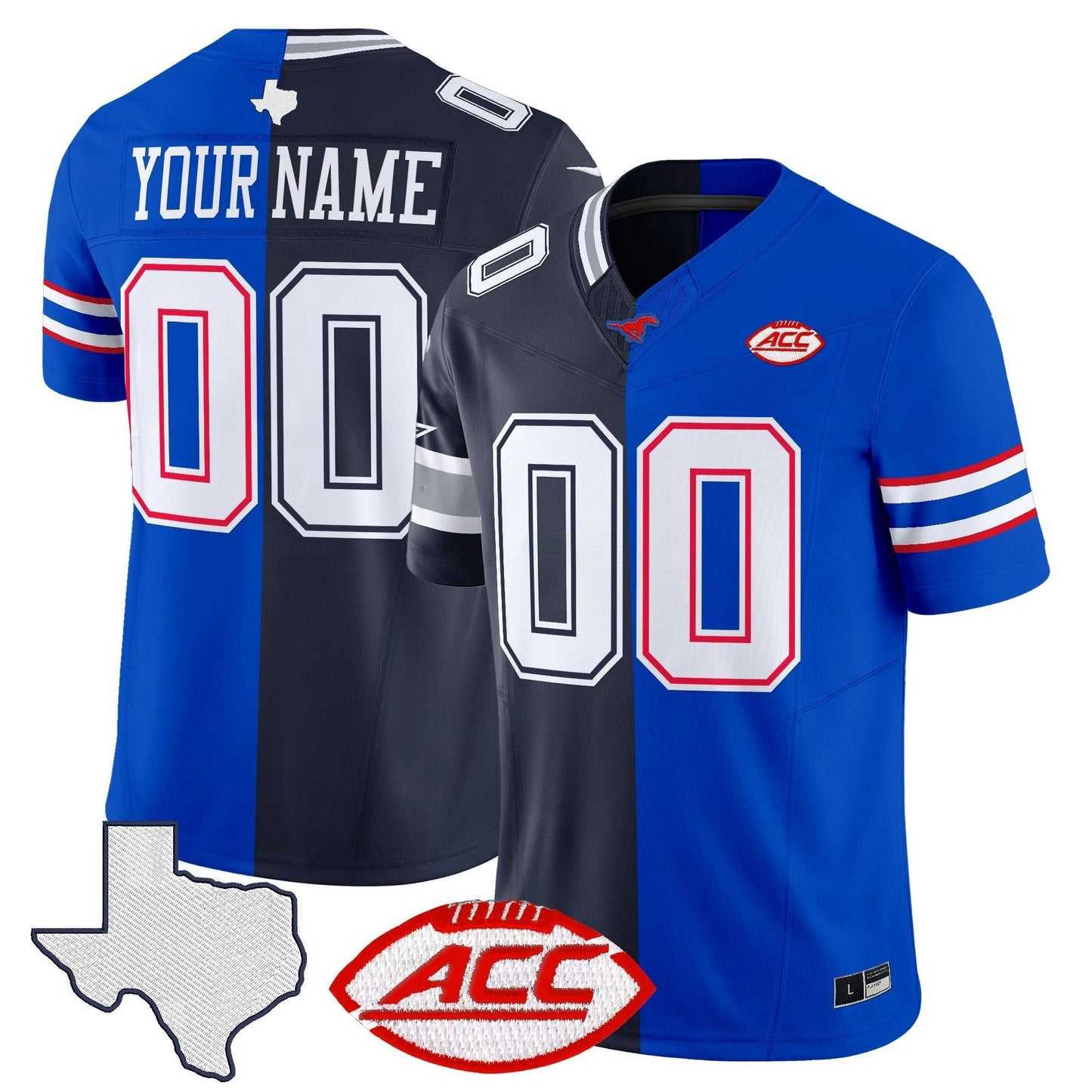 Camisa NFL Dallas x College Football’ Split Vapor Limited Jersey