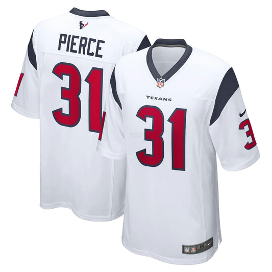 Camisa NFL Dameon Pierce Houston Game Branca Jersey - Branca