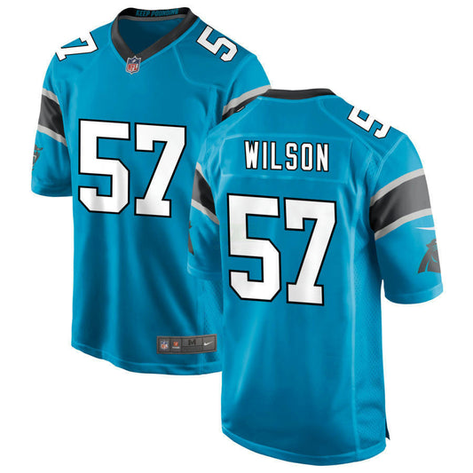 Camisa NFL Damien Wilson Carolina Blue Jersey - Damien Wilson