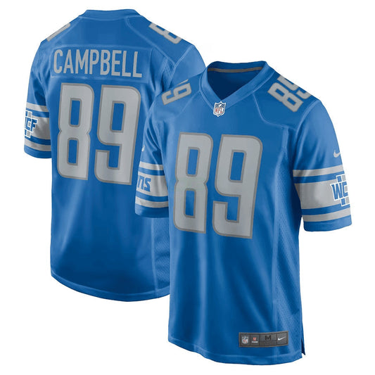 Camisa NFL Dan Campbell Detroit Retired Player Game Jersey - Azul