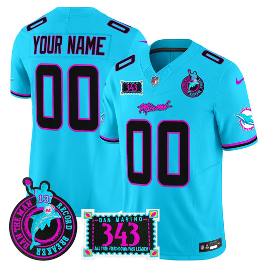 Camisa NFL “Dan the Man Record Breaker” Patch Vapor Limited Jersey