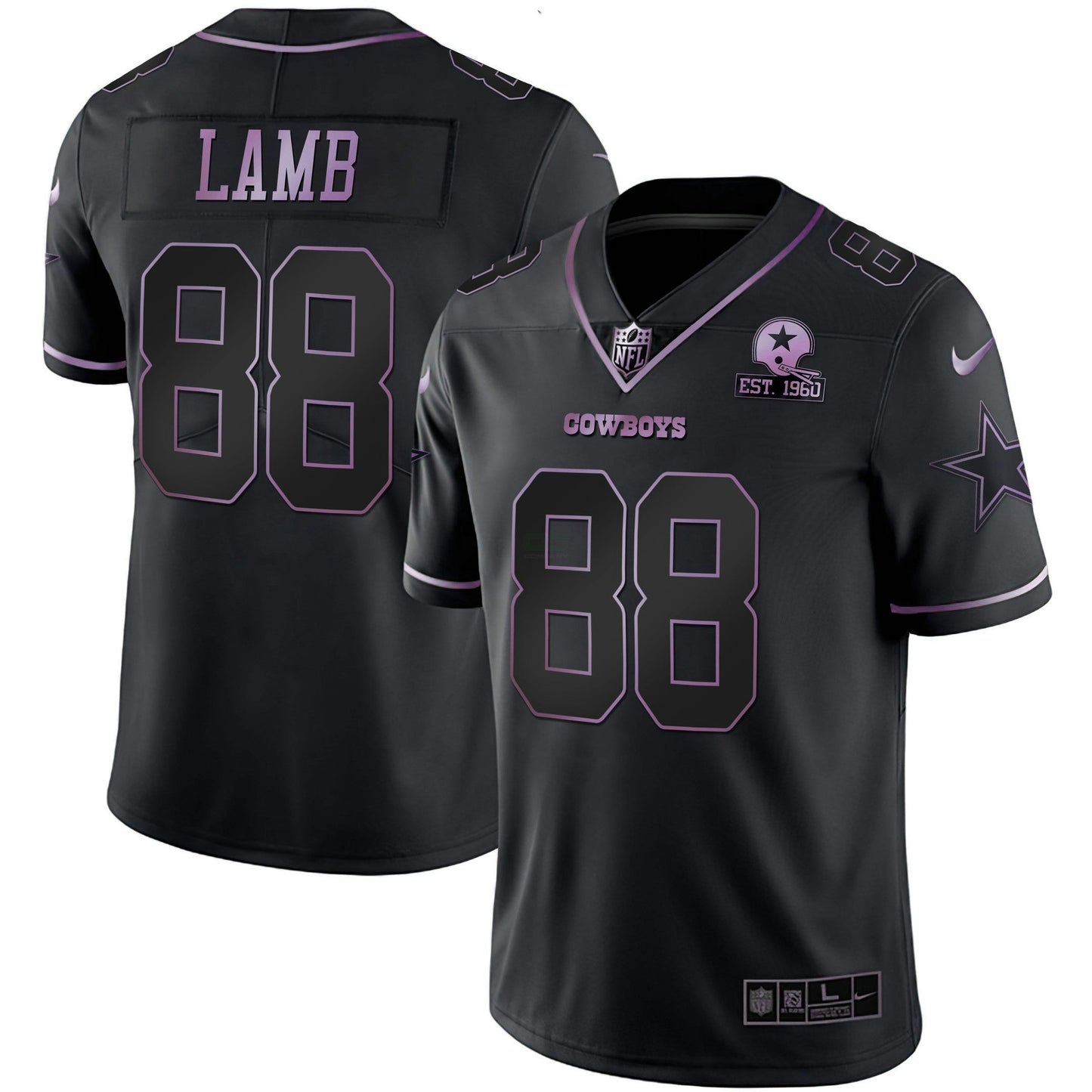 Camisa NFL Deep Purple Vapor Limited Est 1960 Patch