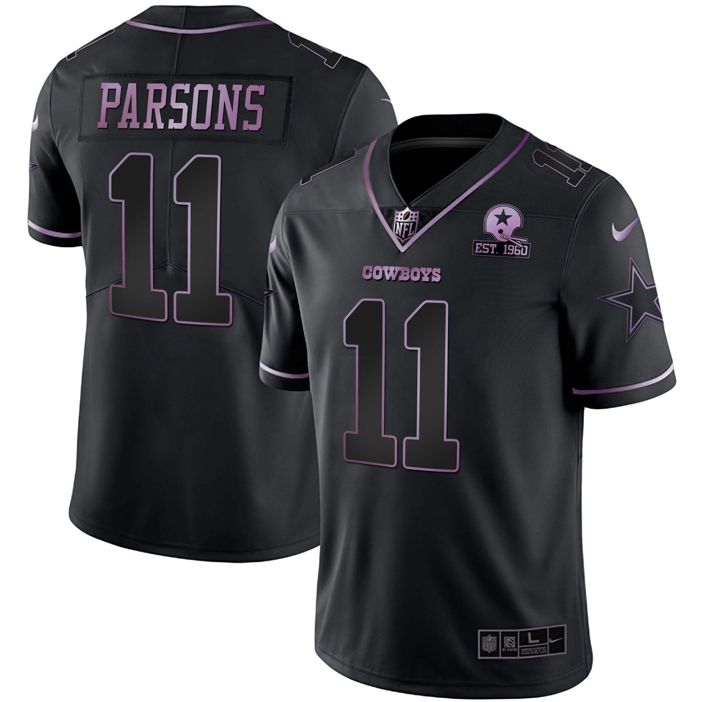 Camisa NFL Deep Purple Vapor Limited Est 1960 Patch