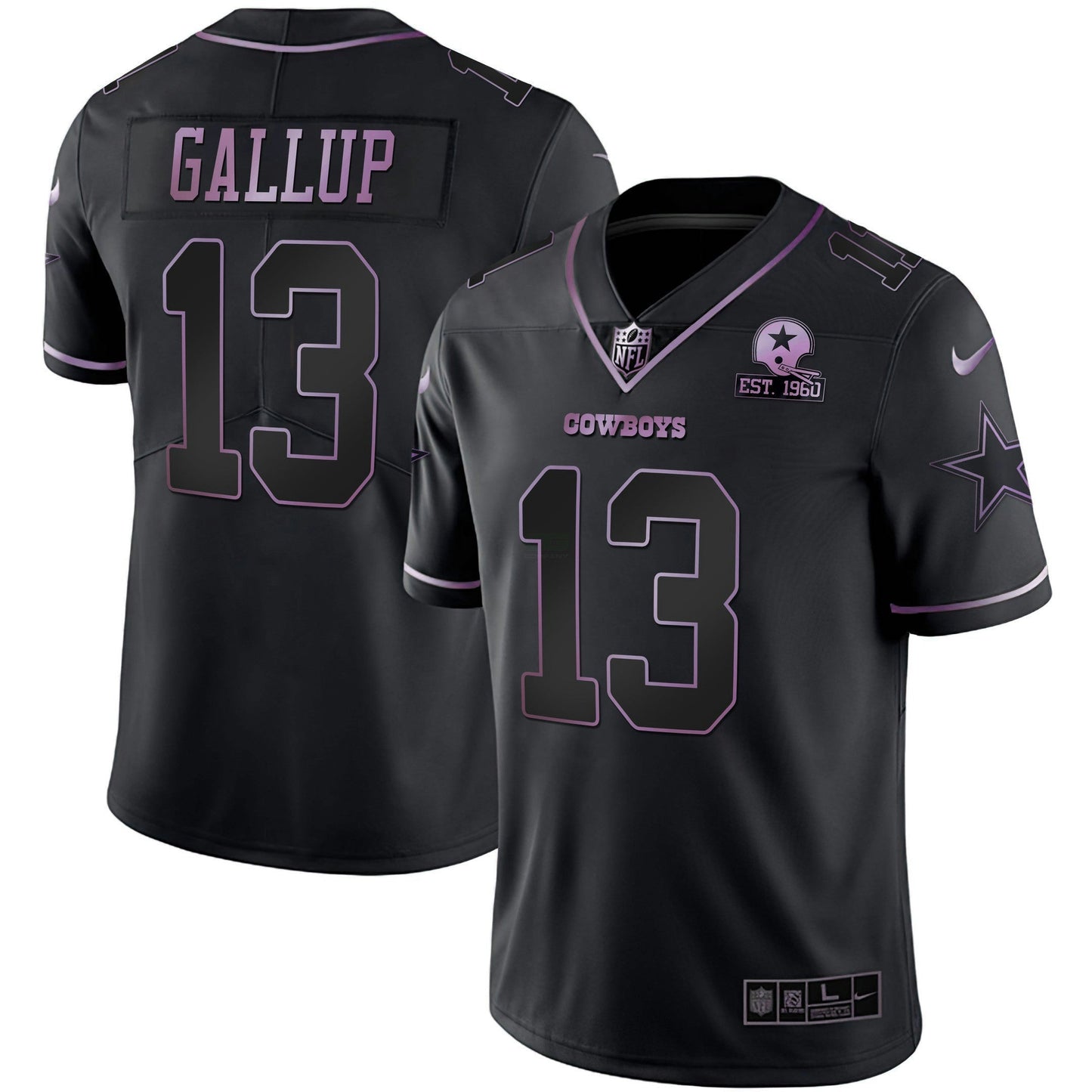 Camisa NFL Deep Purple Vapor Limited Est 1960 Patch