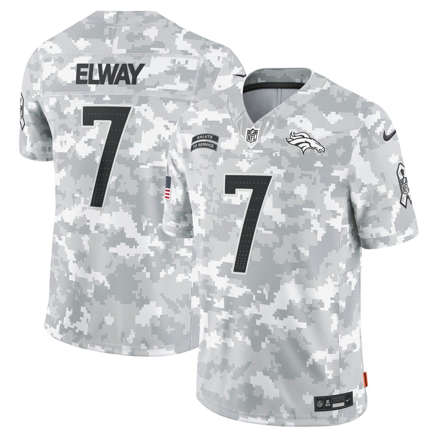 Camisa NFL Denver 2024 Salute to Service Vapor Limited Jersey – Arctic Camo