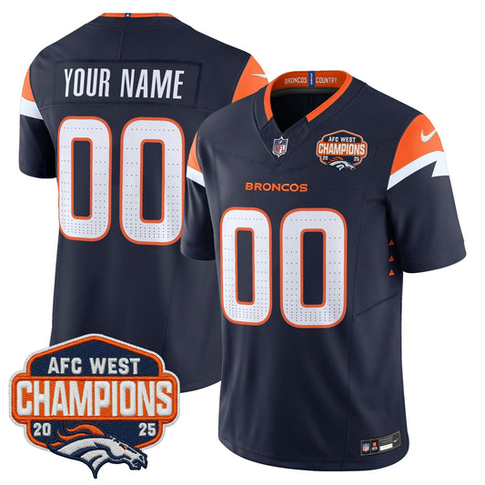 Camisa NFL Denver 2025 AFC West Division Champions Vapor Limited Jersey