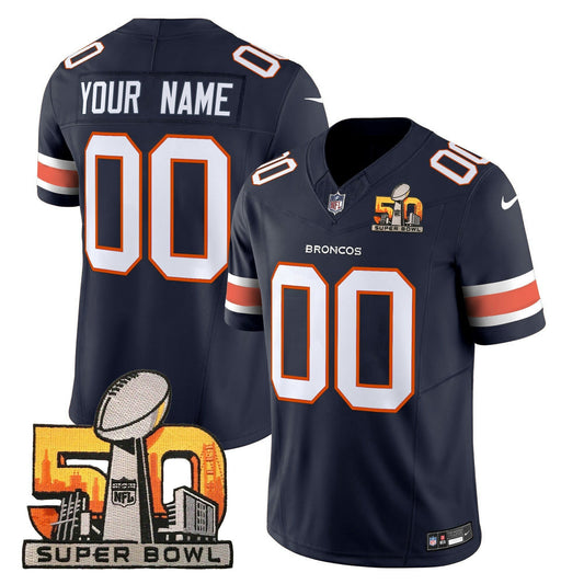 Camisa NFL Denver Super Bowl 50 Patch Vapor Limited Jersey