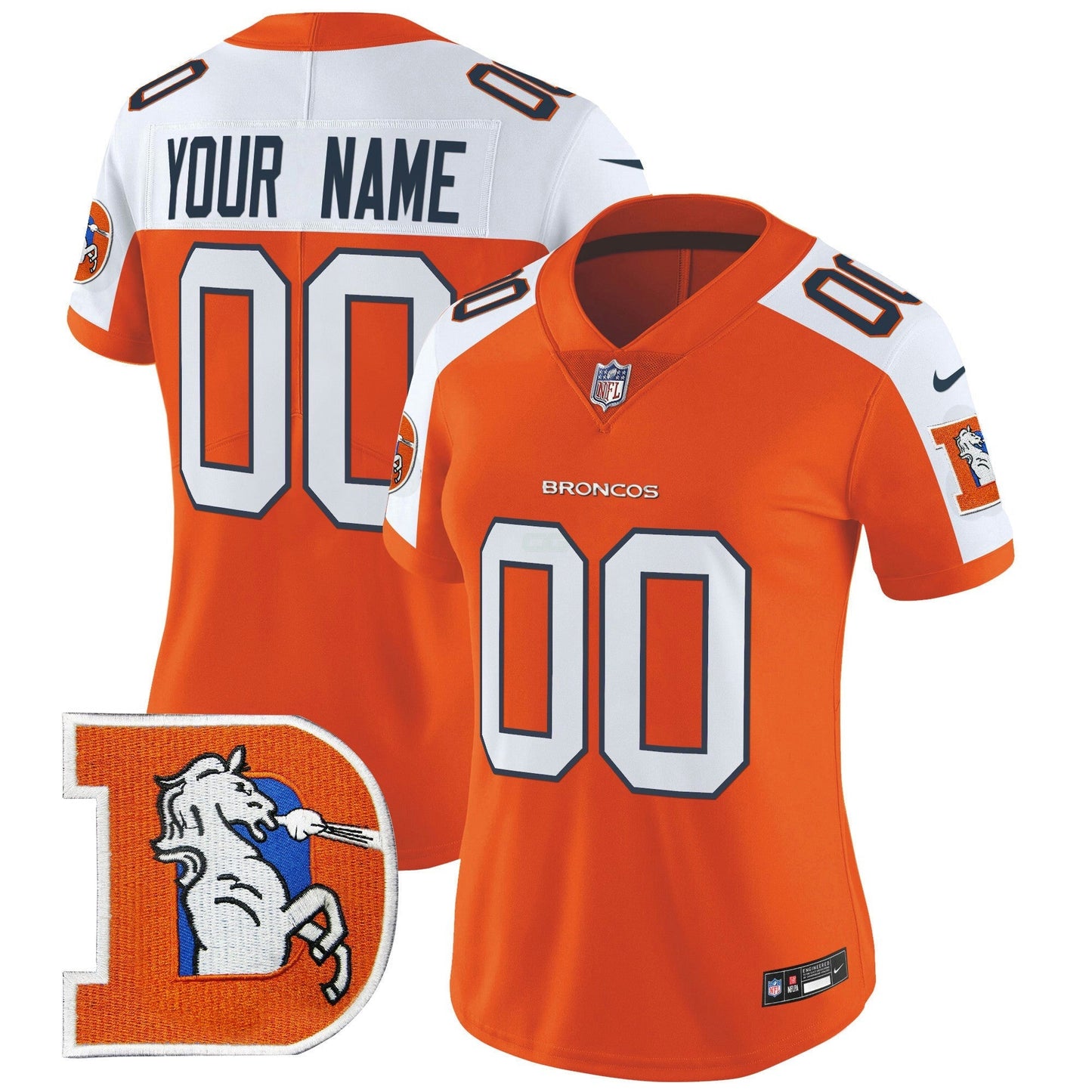 Camisa NFL Denver Throwback Vapor Limited Jersey V2