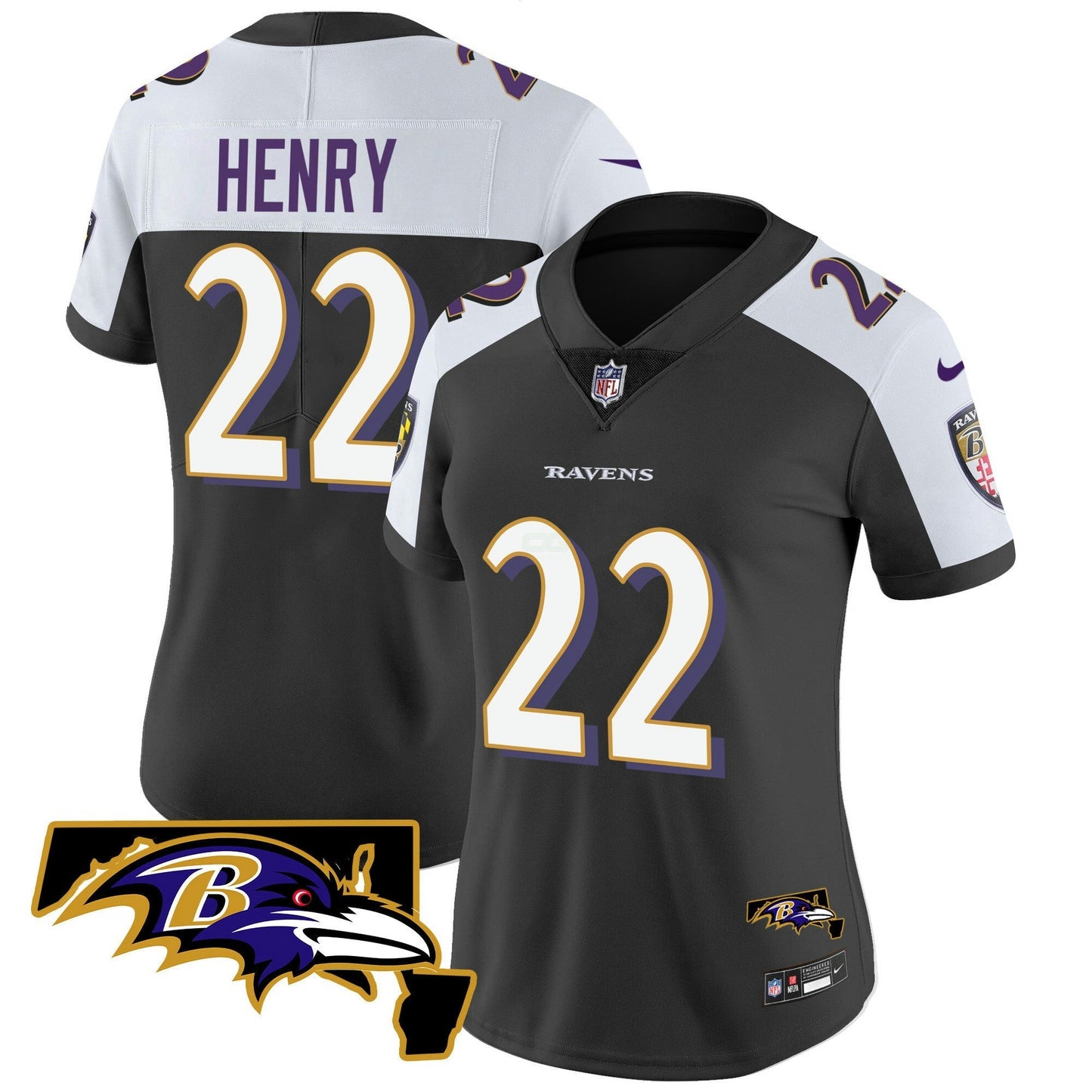 Camisa NFL Derrick Henry Maryland Patch Vapor Limited Jersey