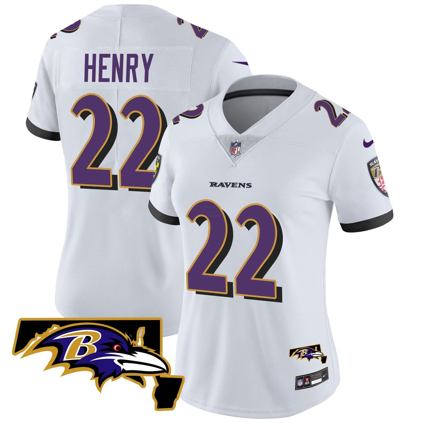 Camisa NFL Derrick Henry Maryland Patch Vapor Limited Jersey