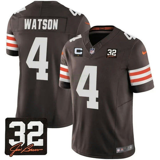 Camisa NFL Deshaun Watson Cleveland Brown Jersey - Marrom