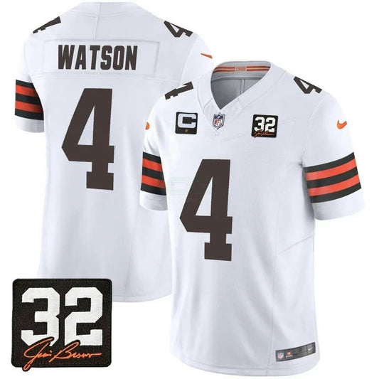 Camisa NFL Deshaun Watson Cleveland White Jersey - Branca