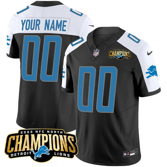 Camisa NFL Detroit 2023 NFC North Champions Patch Vapor Jersey
