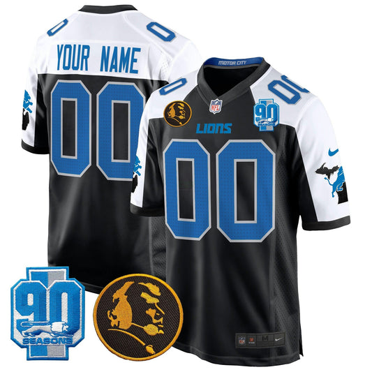 Camisa NFL Detroit 2024 90th & John Madden Patch Game Jersey