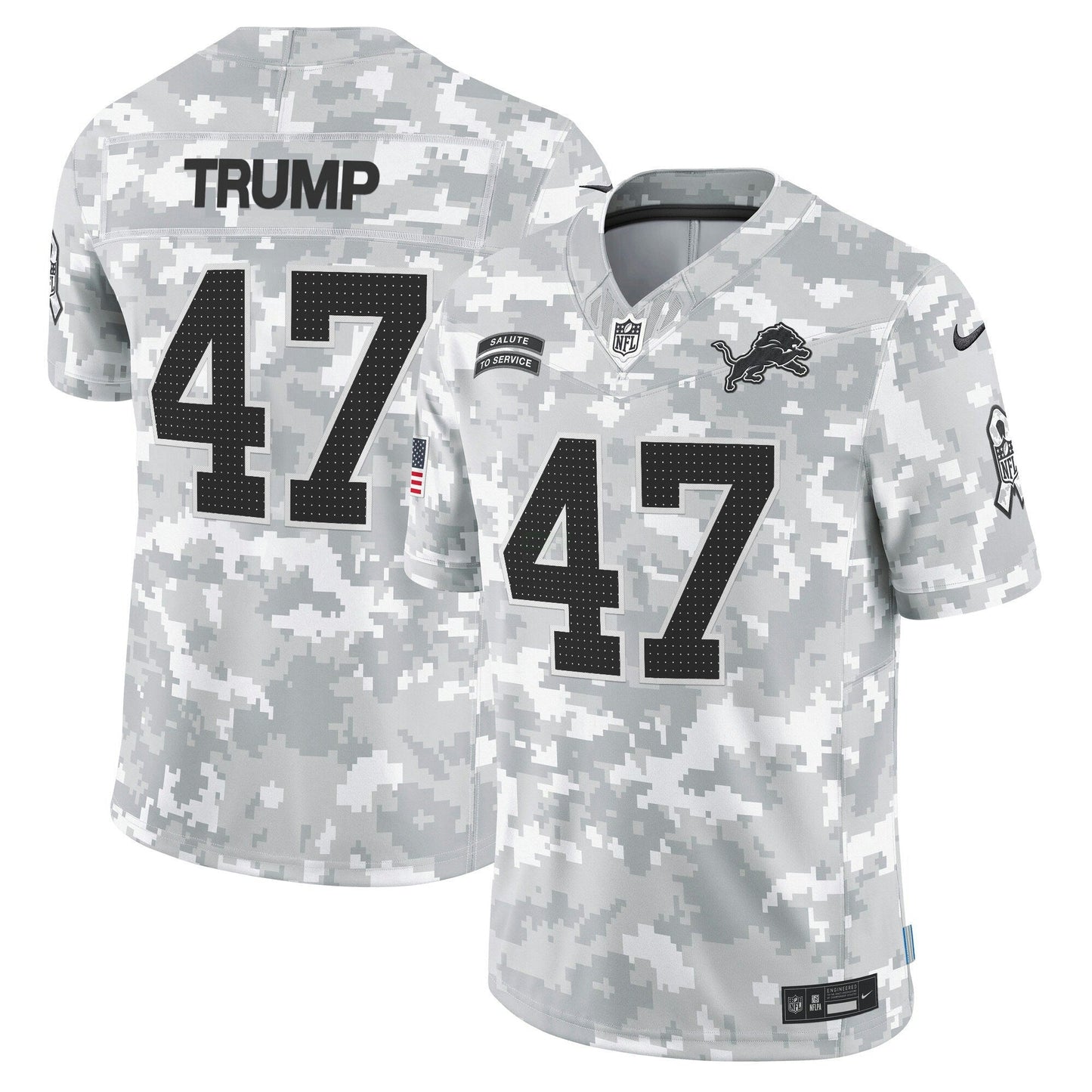 Camisa NFL Detroit 2024 Salute to Service Vapor Limited Jersey – Arctic Camo