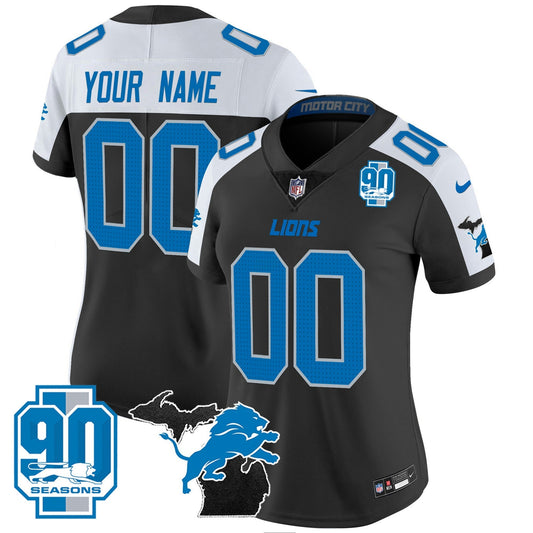 Camisa NFL Detroit 2025 Michigan & 90th Year Patch Vapor Jersey