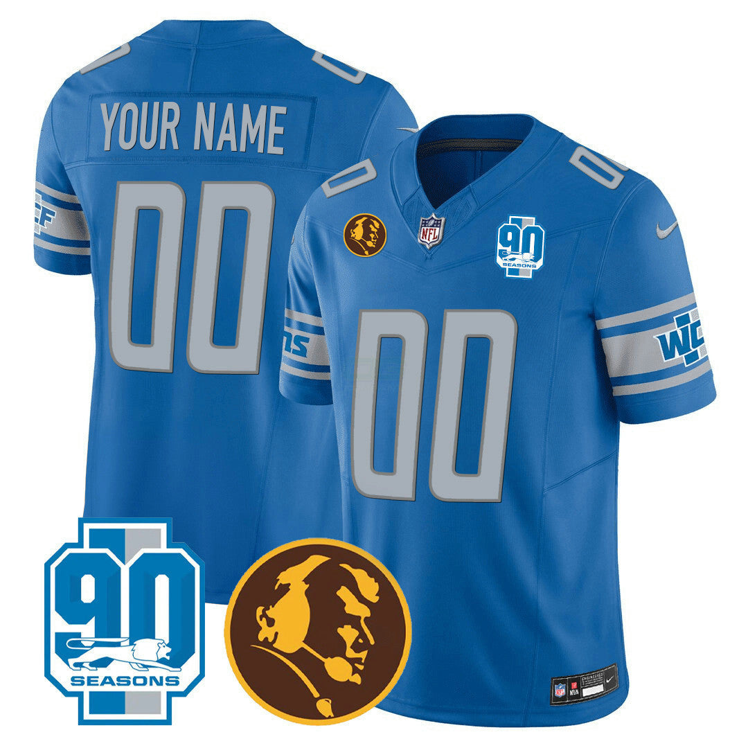 Camisa NFL Detroit 90th & John Madden Patch Jersey