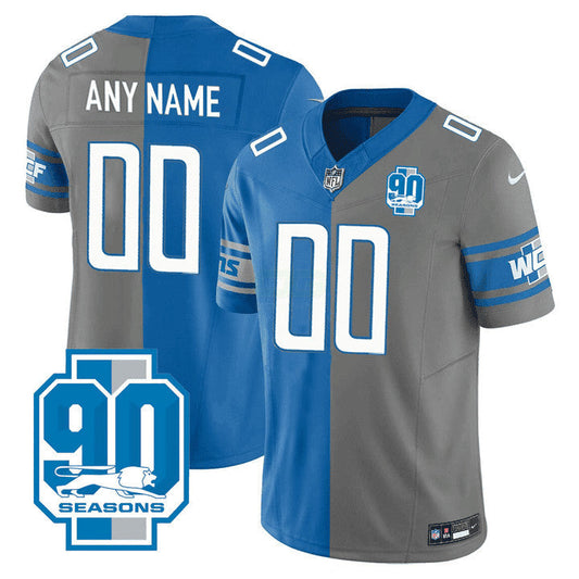 Camisa NFL Detroit 90th Year Patch Split Vapor Jersey - Split