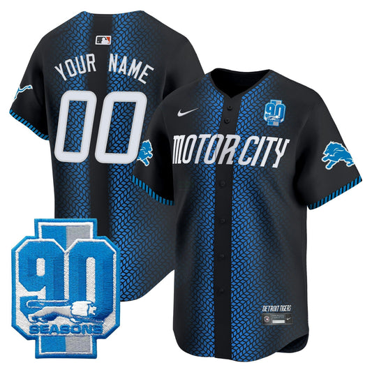 Camisa NFL Detroit 90th Year Patch Vapor Premier Limited Jersey