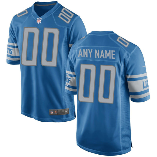 Camisa NFL Detroit Blue Jersey - Custom