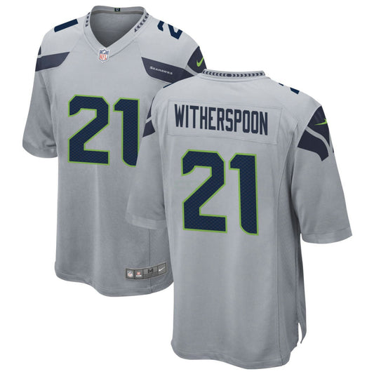 Camisa NFL Devon Witherspoon Seattle Gray Jersey - Cinza