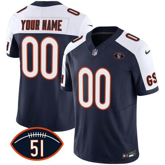 Camisa NFL Dick Butkus Patch GSH Vapor Jersey