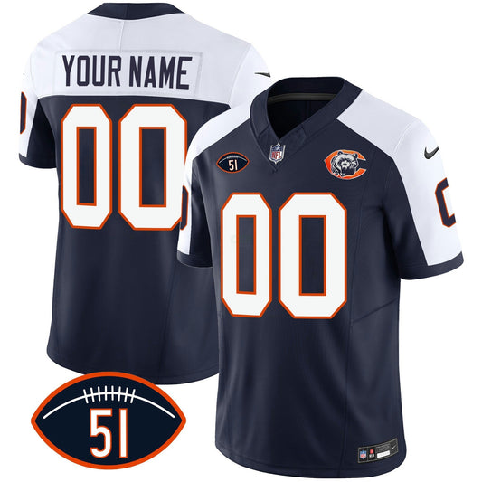 Camisa NFL Dick Butkus Patch Throwback Vapor Jersey