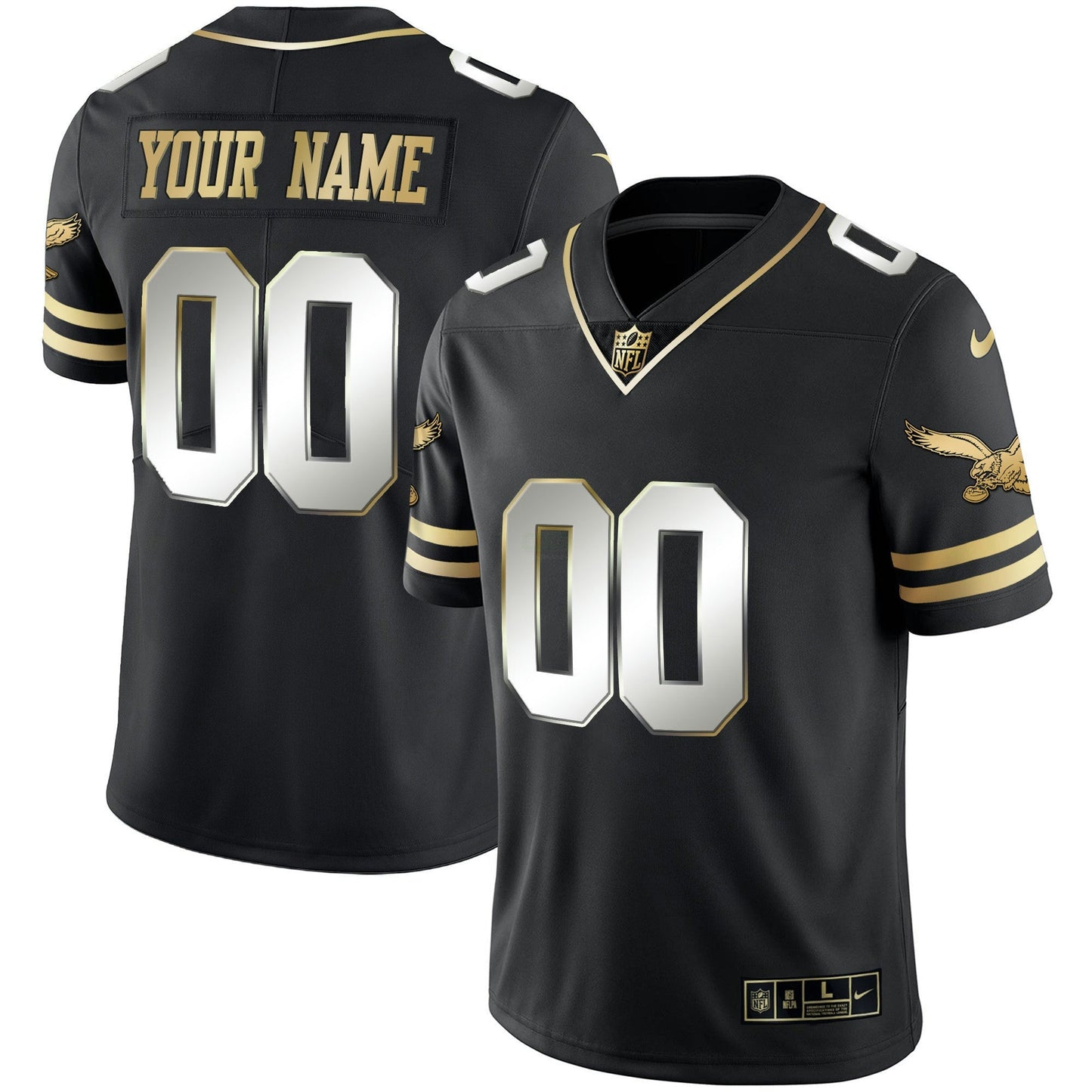 Camisa NFL Dourada & Kelly Vapor Jersey V2