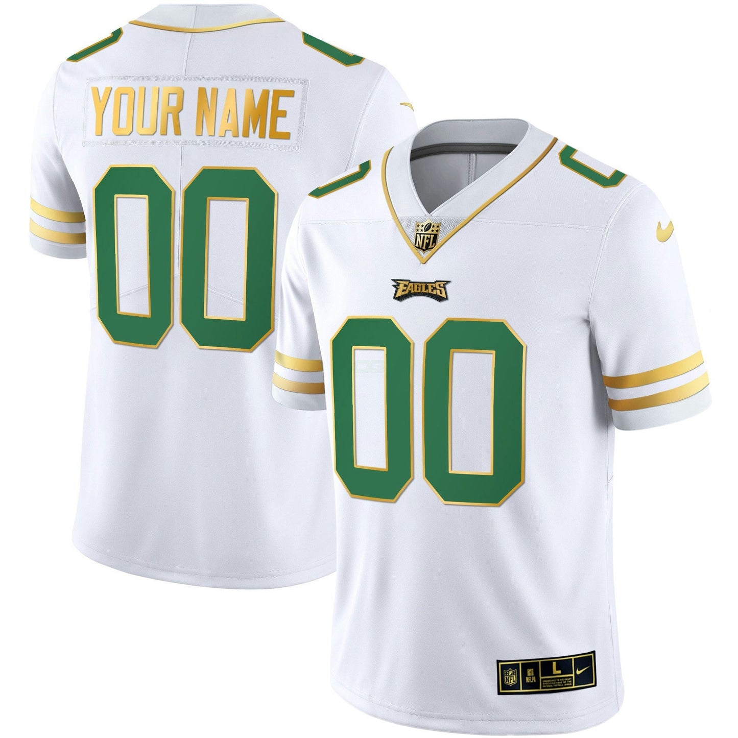 Camisa NFL Dourada & Kelly Vapor Jersey V3