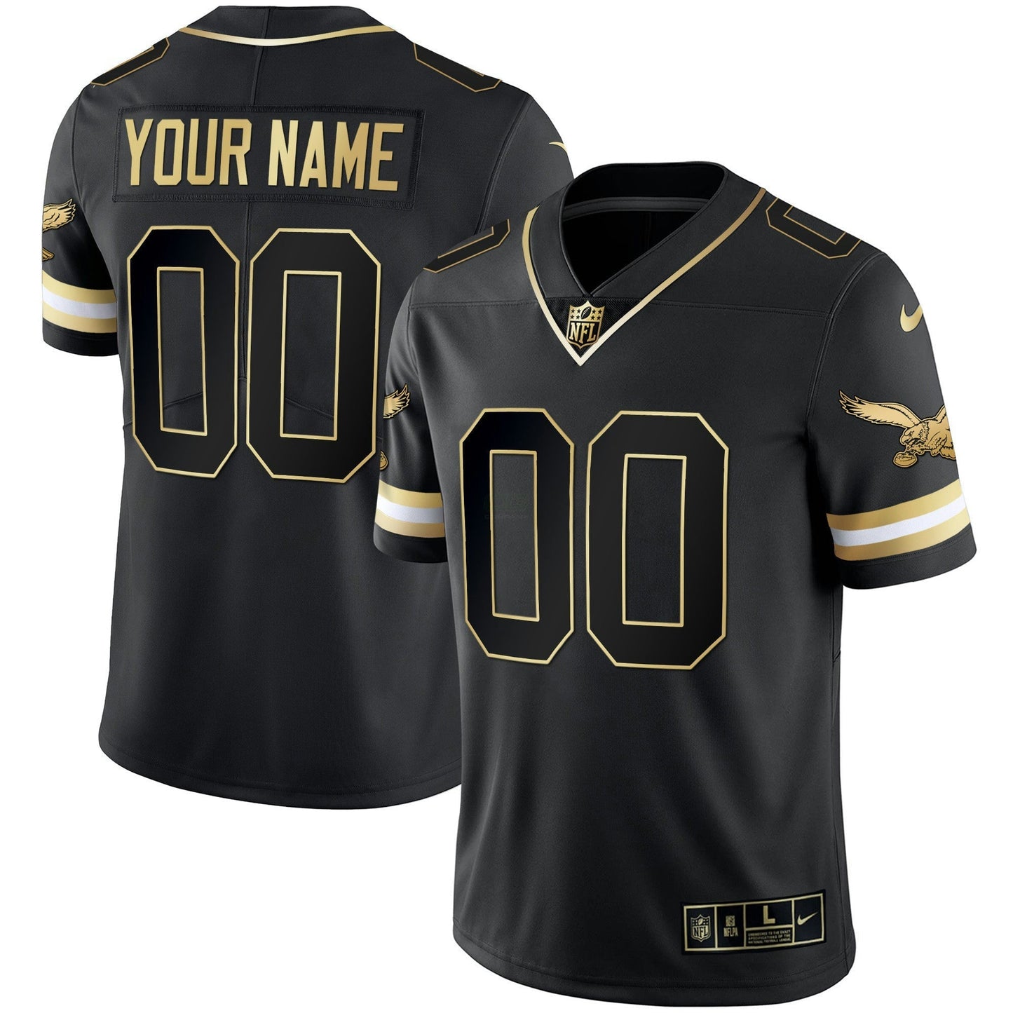 Camisa NFL Dourada & Kelly Vapor Throwback Jersey