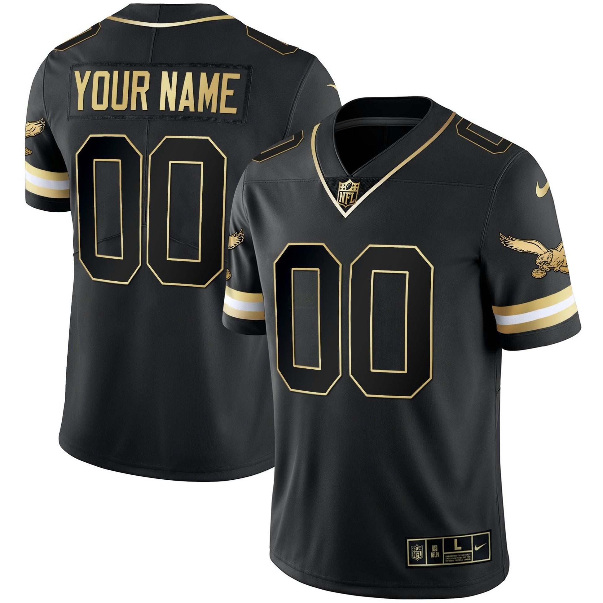 Camisa NFL Dourada & Kelly Vapor Throwback Jersey