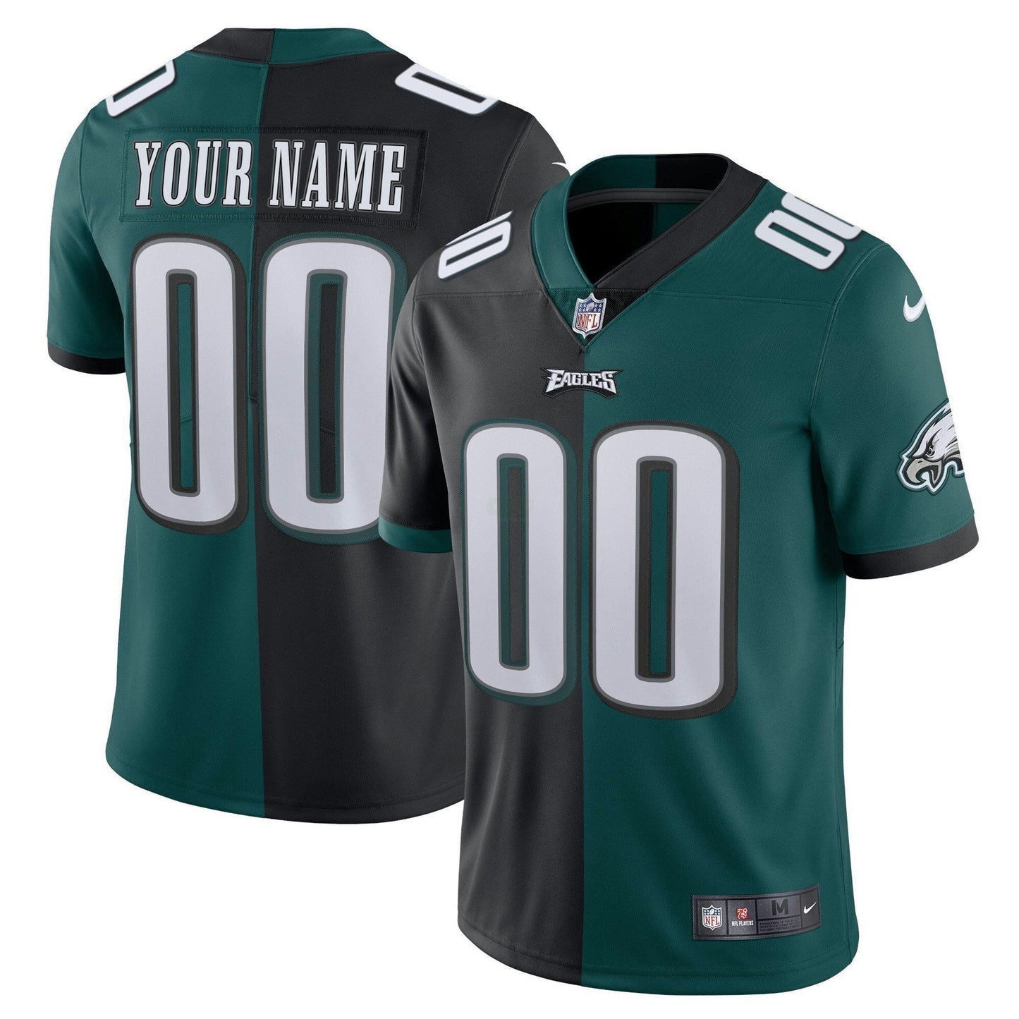 Camisa NFL Dourada & Split Custom Name and Number