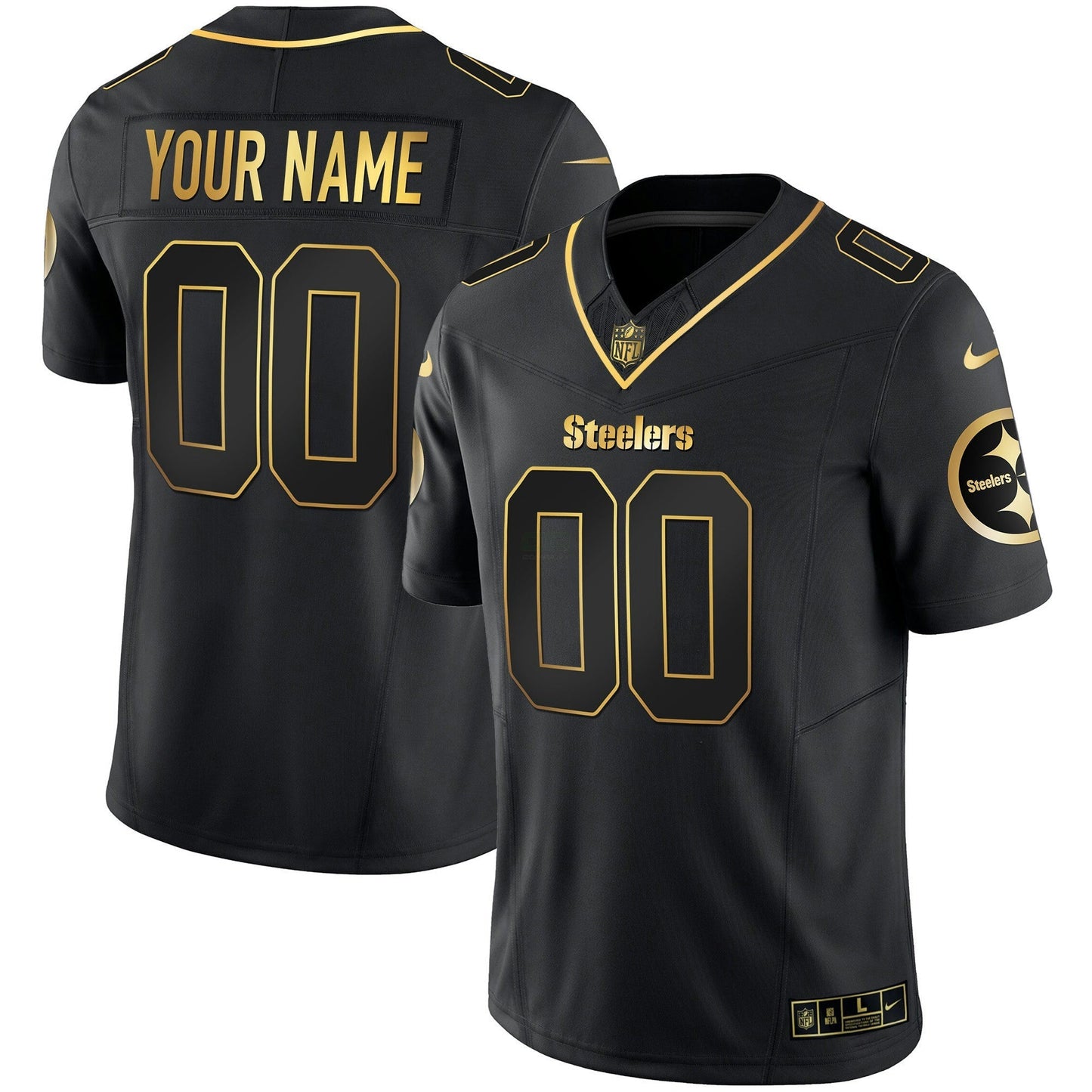 Camisa NFL Dourada Vapor Jersey V2