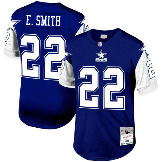 Camisa NFL Emmitt Smith Dallas Cowboys Navy 1995 Legacy Jersey - Azul Marinho